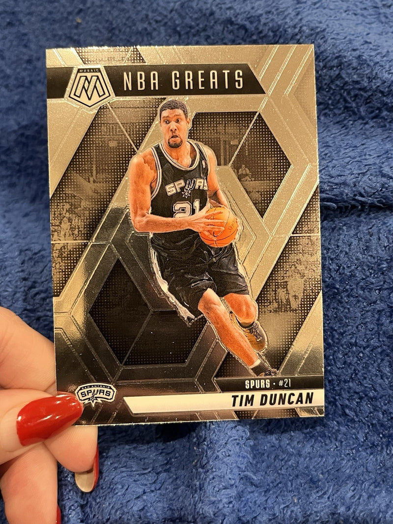 Panini Mosaic 2024 25 Tim Duncan NBA Greats Insert San Antonio Spurs 2910