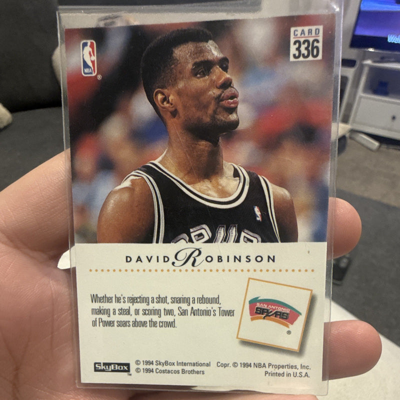 SkyBox 1994 SkyBox David Robinson Tower of Power Insert #336 NBA Spurs1