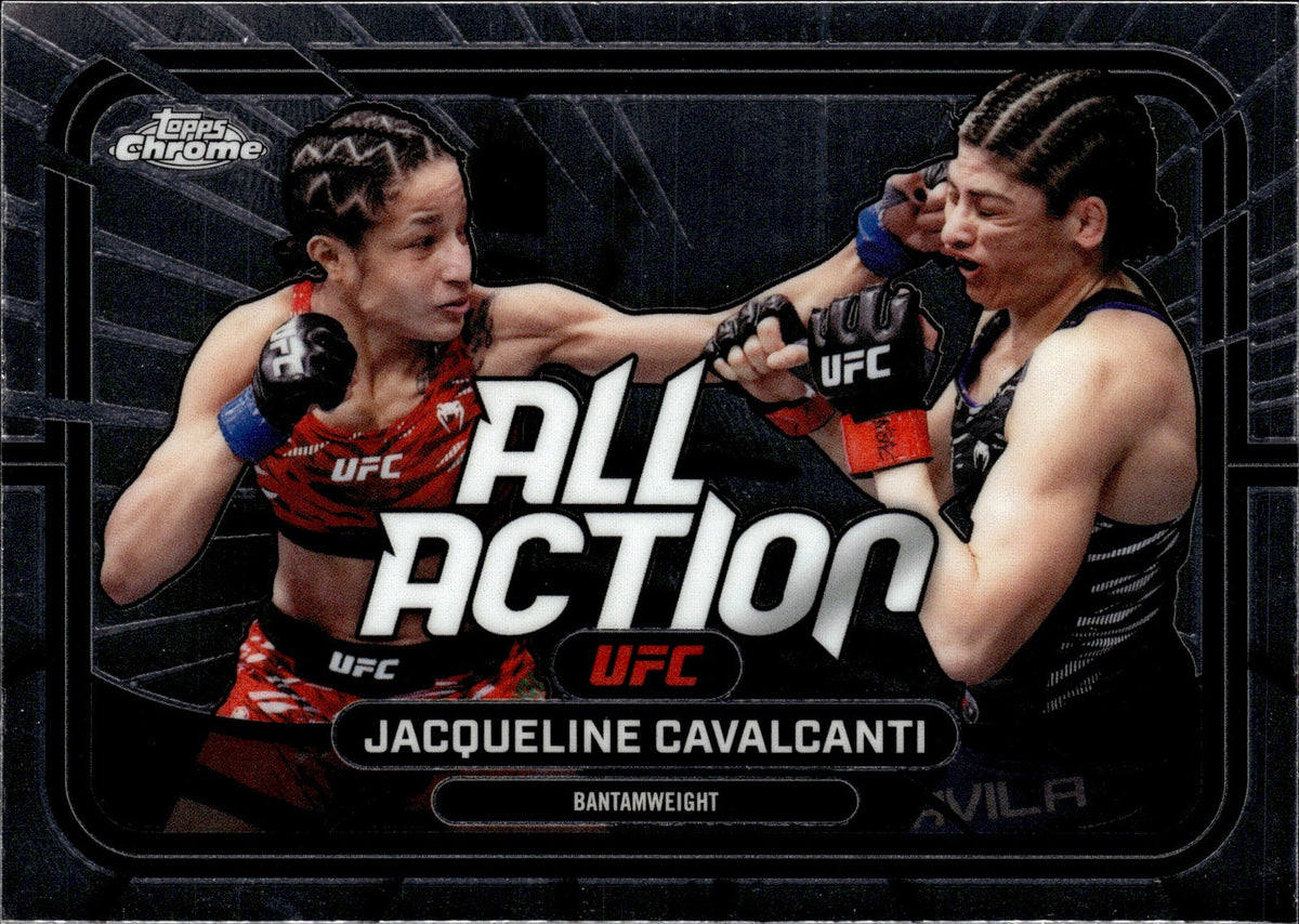 Jacqueline Cavalcanti All Action Topps Chrome UFC   All Action AA 12 NM0