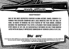 Daniel Cormier Negative Refractor 8 Topps Chrome UFC   Negative Refractor NM1