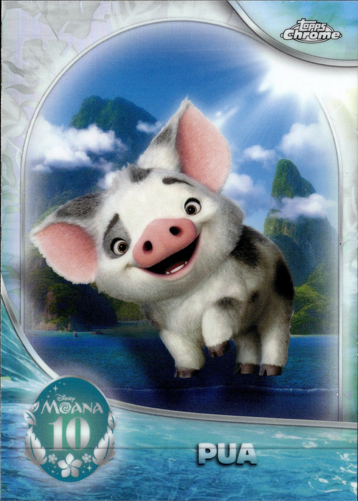 Pua Base Topps Chrome Disney   Moana 10th Anniversary MN 3 NM0