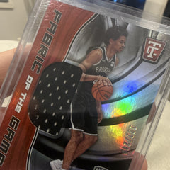 Panini 2017 18 Totally Certified Jarrett Allen Fabric Game FR JAL /993