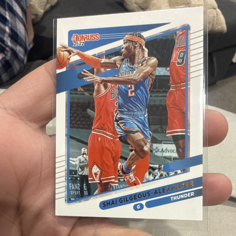 Panini 2021 22 Donruss Shai Gilgeous Alexander Base OKC Thunder 230