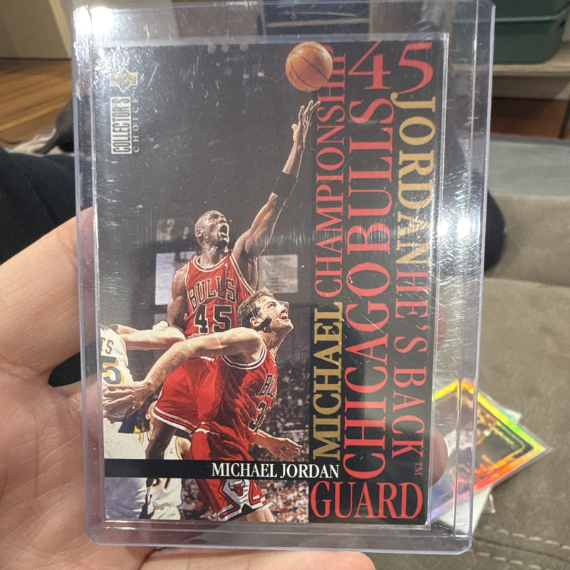 Upper Deck 1995 Collector's Choice Michael Jordan Insert M1 Chicago Bulls NBA0
