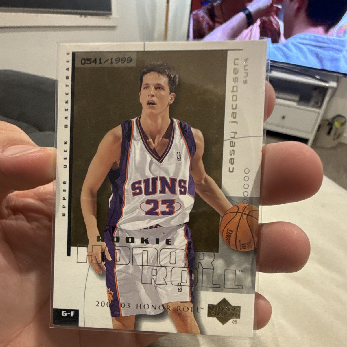 Upper Deck 2002 03 Honor Roll Rookie Honor Roll Casey Jacobsen #112 /1999 Suns0