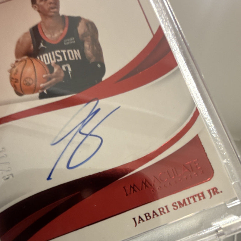 Panini Immaculate Ink Jabari Smith Jr. Auto 21/25 Rockets II JSJ 2023 243