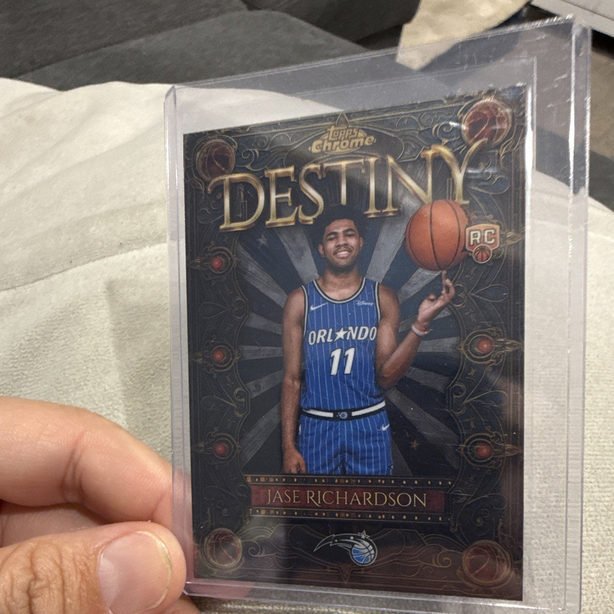 Topps Chrome Destiny D-21 Jase Richardson Rookie Insert RC Orlando Magic0