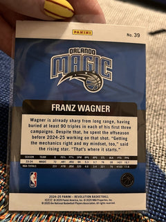 Panini 2024 25 Revolution Basketball Parallel Franz Wagner Orlando Magic #392