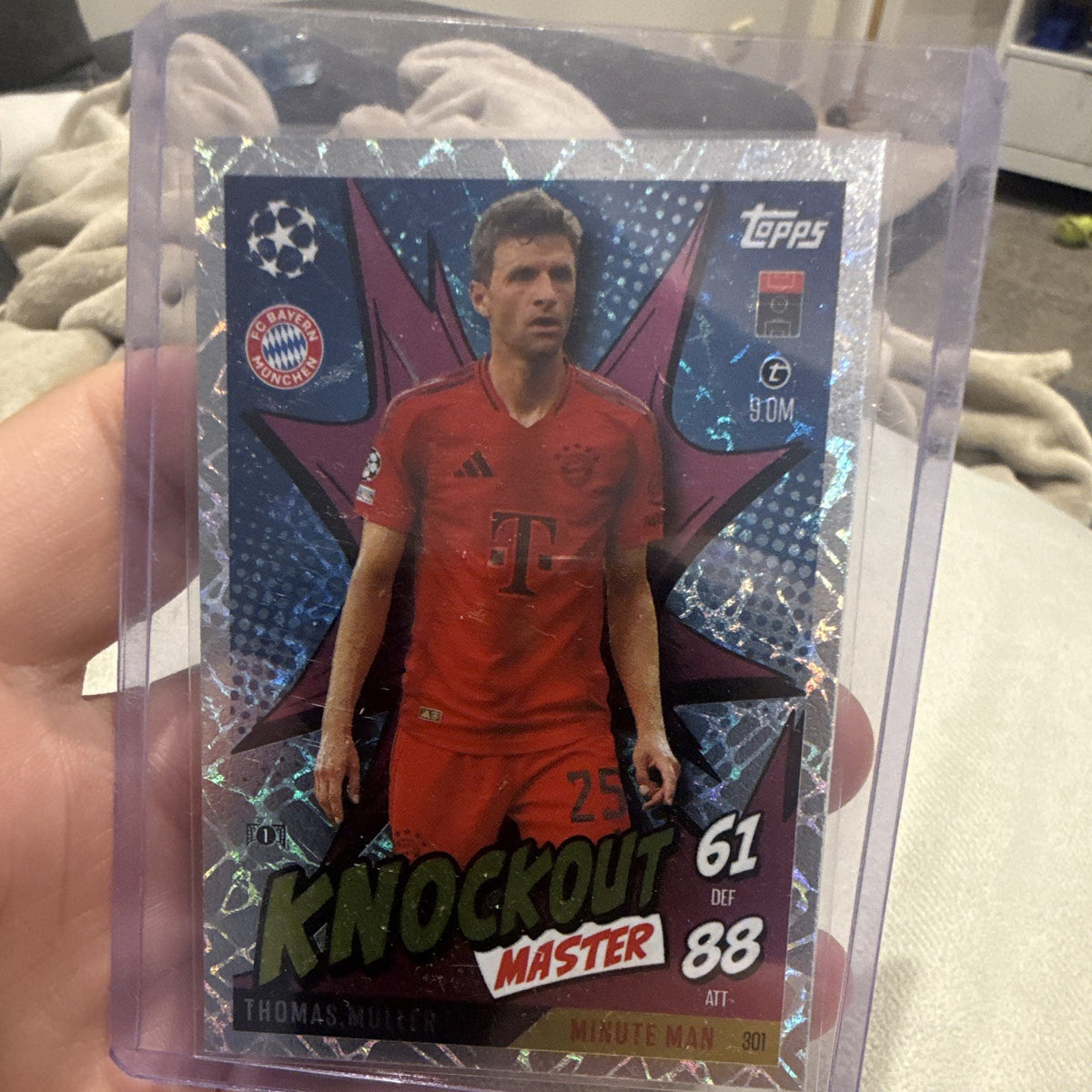 Topps Match Attax UEFA Champions League Thomas Müller Knockout Master 3010