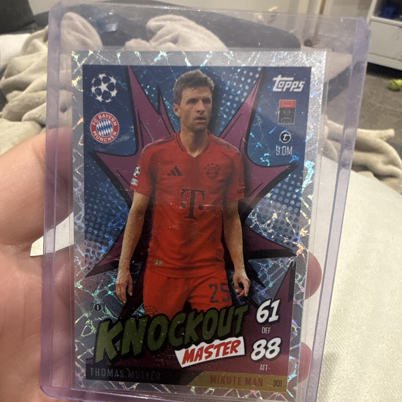 Topps Match Attax UEFA Champions League Thomas Müller Knockout Master 3010