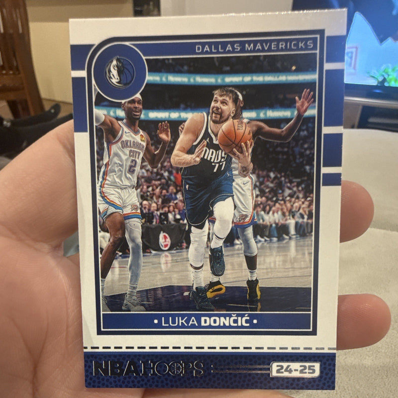 Panini 2024 25 NBA Hoops Base Set #115 Luka Dončić Dallas Mavericks0