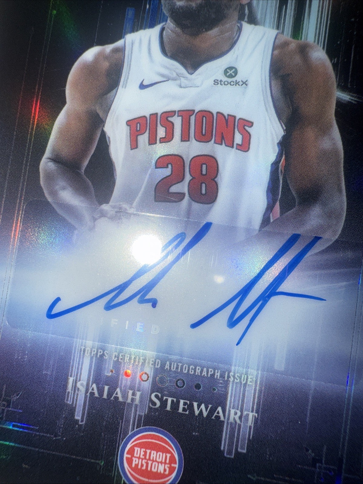 2025 26 Topps Midnight Isaiah Stewart Dark Mark Signatures Auto1