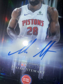 2025 26 Topps Midnight Isaiah Stewart Dark Mark Signatures Auto1