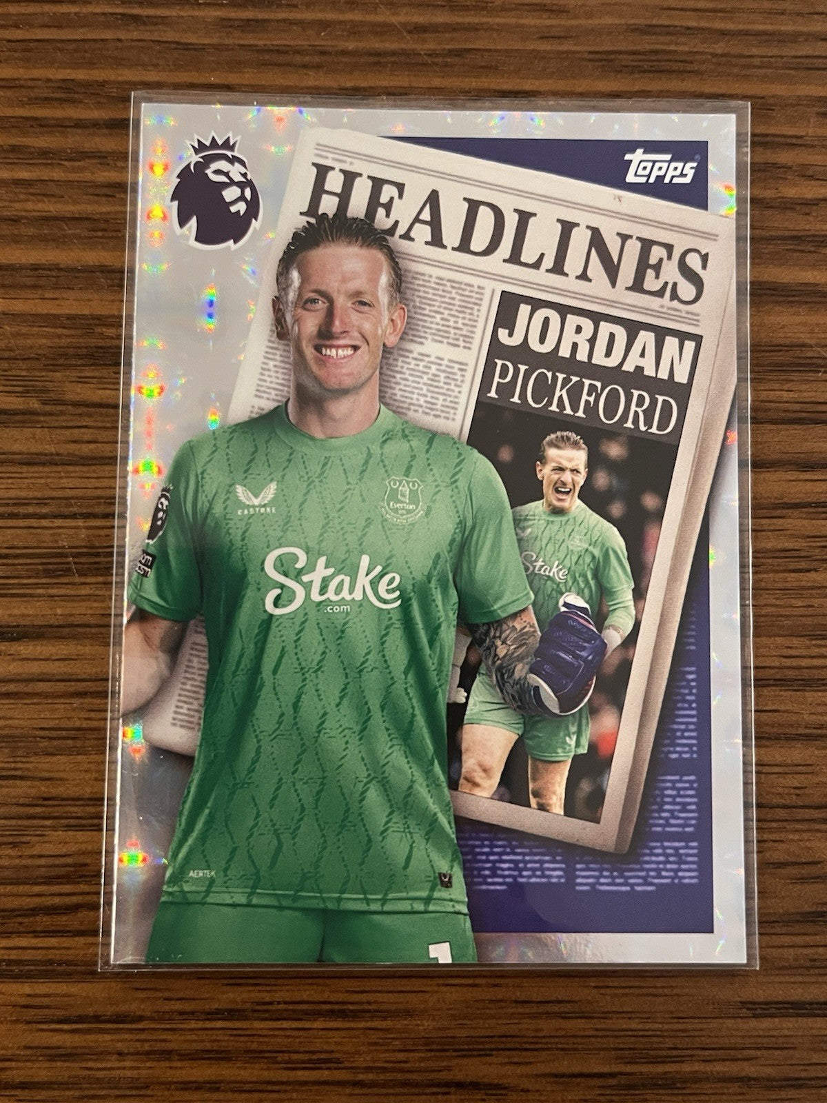 Topps Jordan Pickford Headlines Insert Topps Premier League Everton 445 2025/261