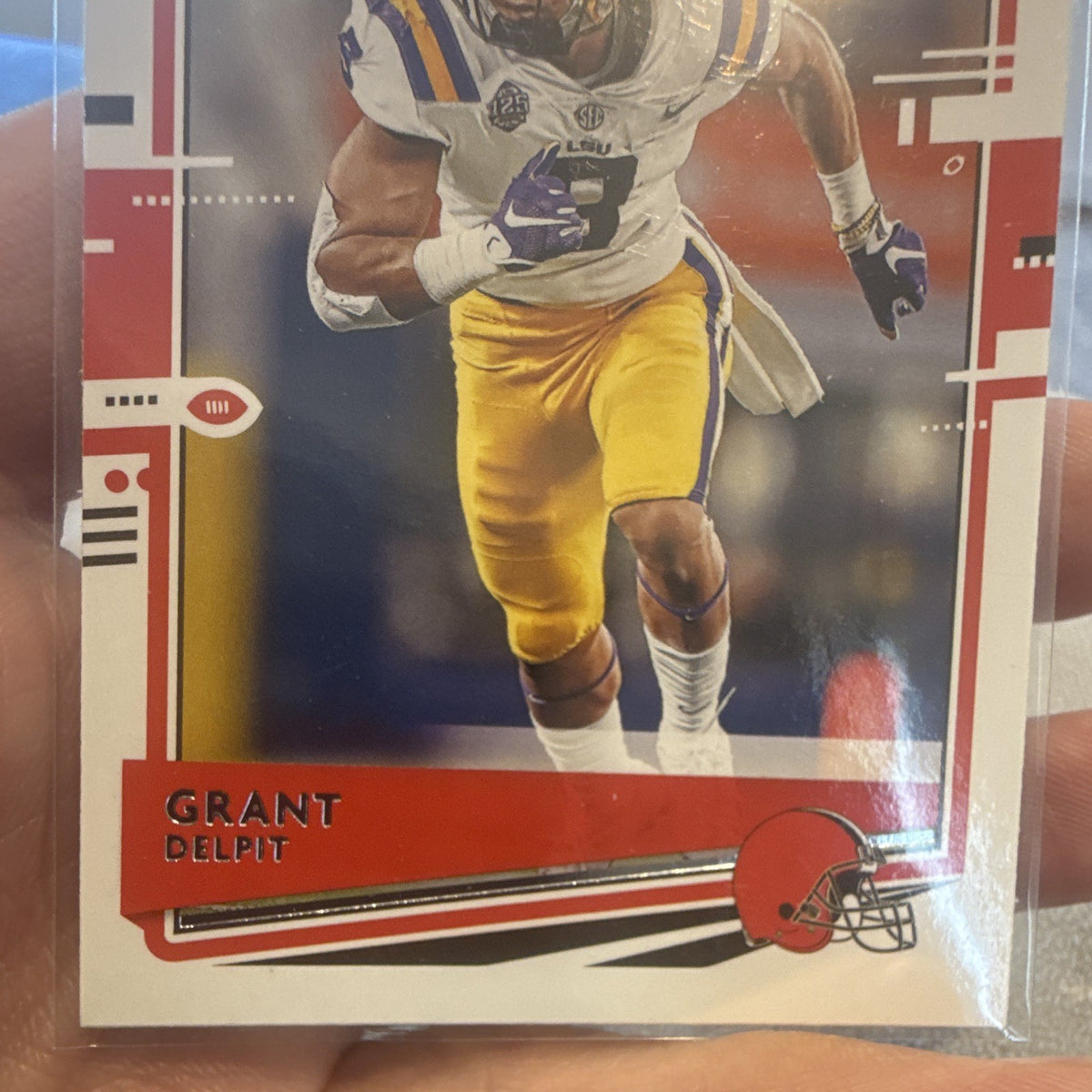 2020 Panini Donruss Football Grant Delpit Cleveland Browns Rookie RC #2723