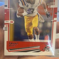 2020 Panini Donruss Football Grant Delpit Cleveland Browns Rookie RC #2723