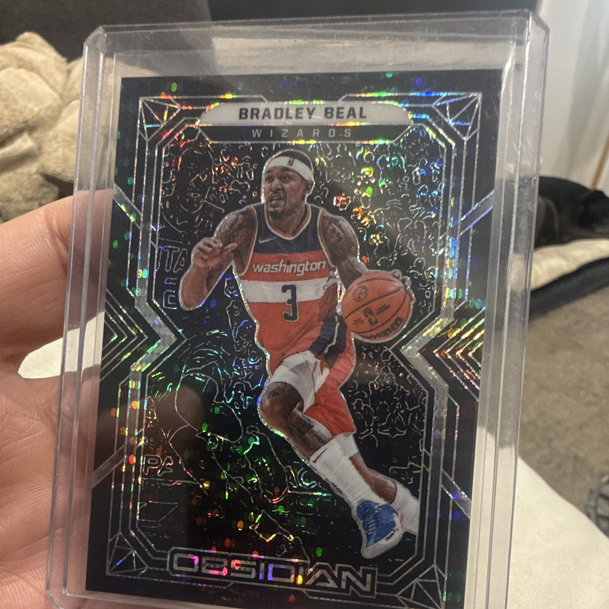 Panini Obsidian 2021 22 Bradley Beal Insert Washington Wizards No. 80