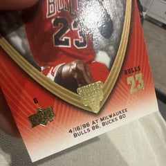 Upper Deck Michael Jordan 2008 09 Legacy Insert #763 Chicago Bulls NBA3