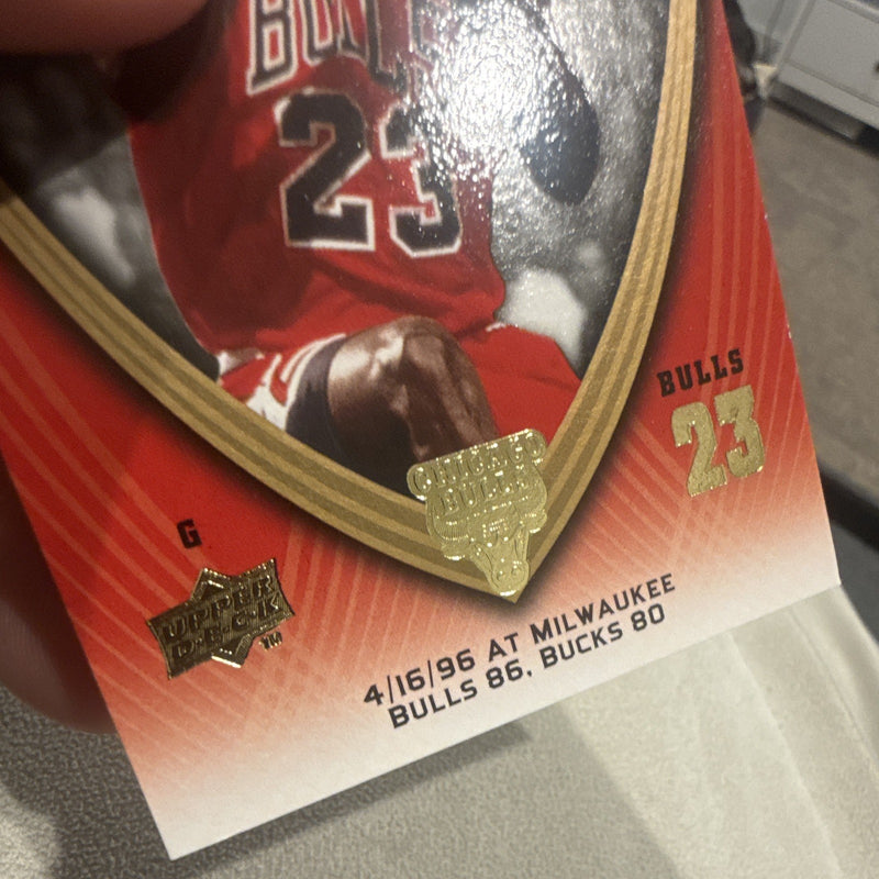 Upper Deck Michael Jordan 2008 09 Legacy Insert #763 Chicago Bulls NBA3