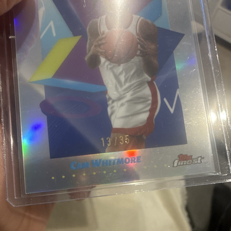 Cam Whitmore Topps Finest #128 Houston Rockets 2023 24 Serial 13/352