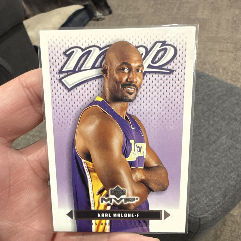Upper Deck MVP 2003 Karl Malone Base Set Los Angeles Lakers NBA #750