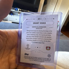 Topps Granit Xhaka Mystic Nights MN 3 Merlin UEFA Champions League 20251
