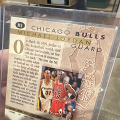 Upper Deck 1995 Collector's Choice Michael Jordan Insert M1 Chicago Bulls NBA2