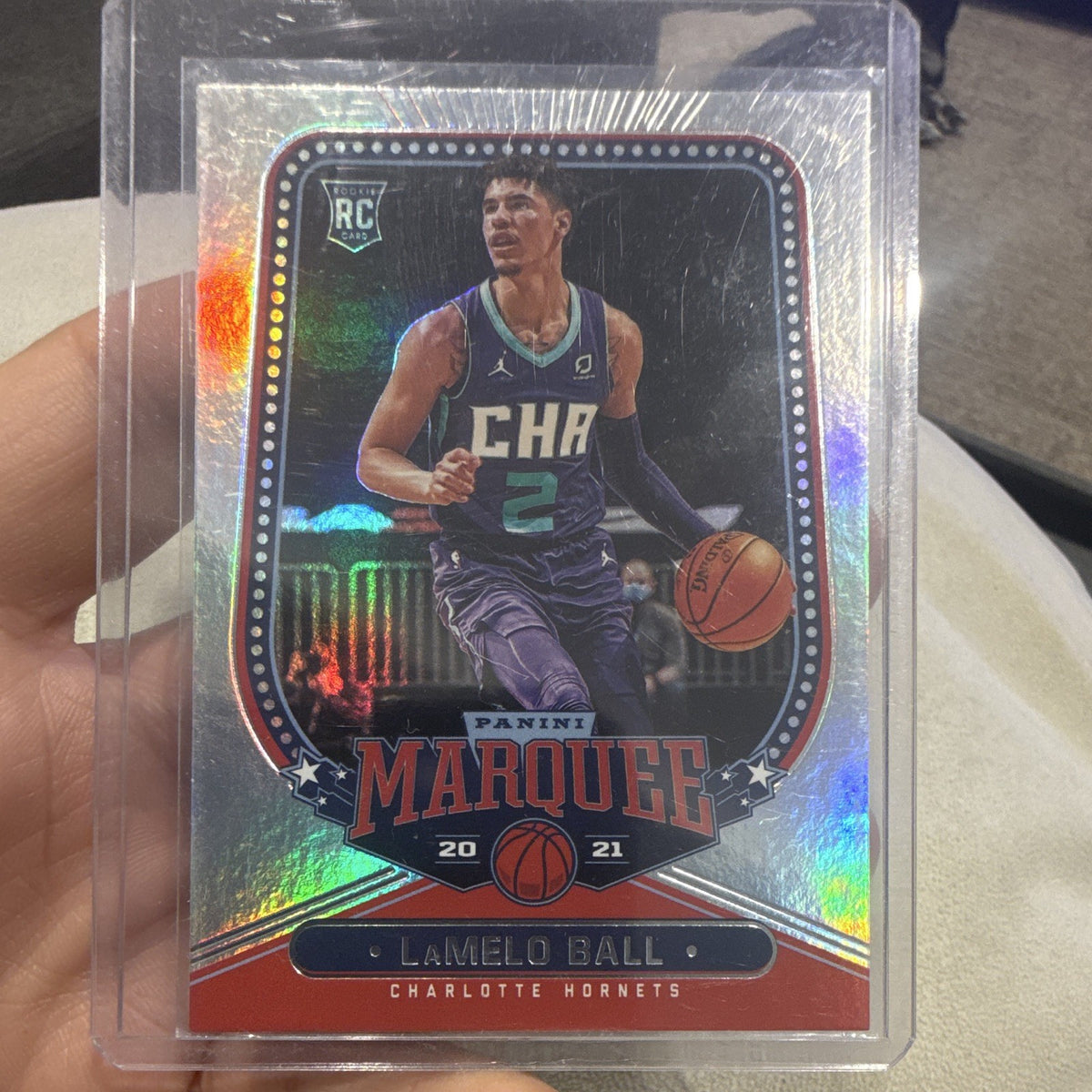 Panini 2020 21 Chronicles Marquee LaMelo Ball Rookie #266 Charlotte Hornets0