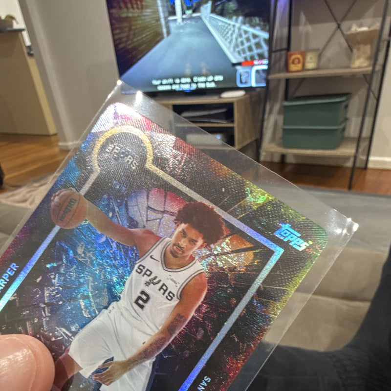 Topps Match Attax Breakthrough Baller Hologram Dylan Harper BB DH Spurs 20252