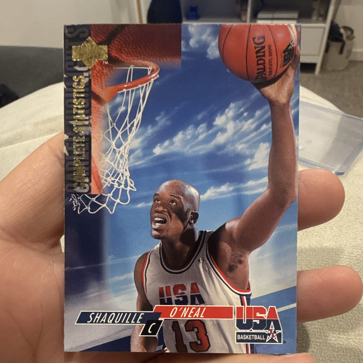 Upper Deck 1994 USA Basketball Complete Statistics #54 Shaquille O'Neal Insert0
