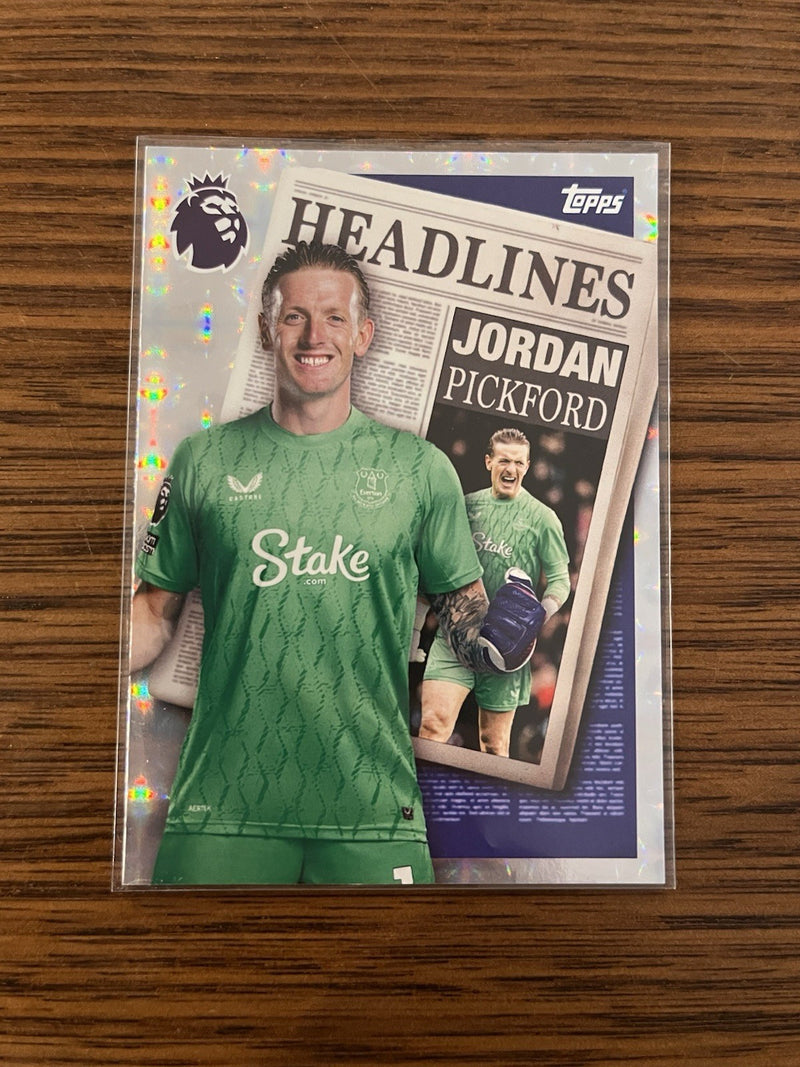 Topps Jordan Pickford Headlines Insert Topps Premier League Everton 445 2025/260