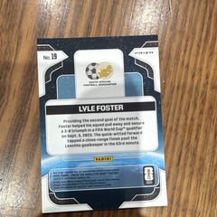 Panini Prizm FIFA World Cup 2026 Stellar Reach Insert No.19 Lyle Foster3