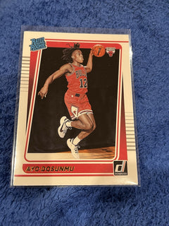 Panini 2021 22 Donruss Rated Rookie Ayo Dosunmu Chicago Bulls 2210