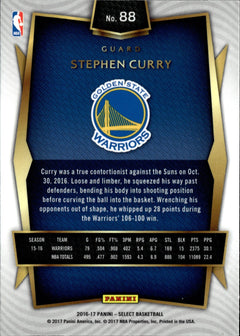 Stephen Curry Base Panini Select 88 NM1