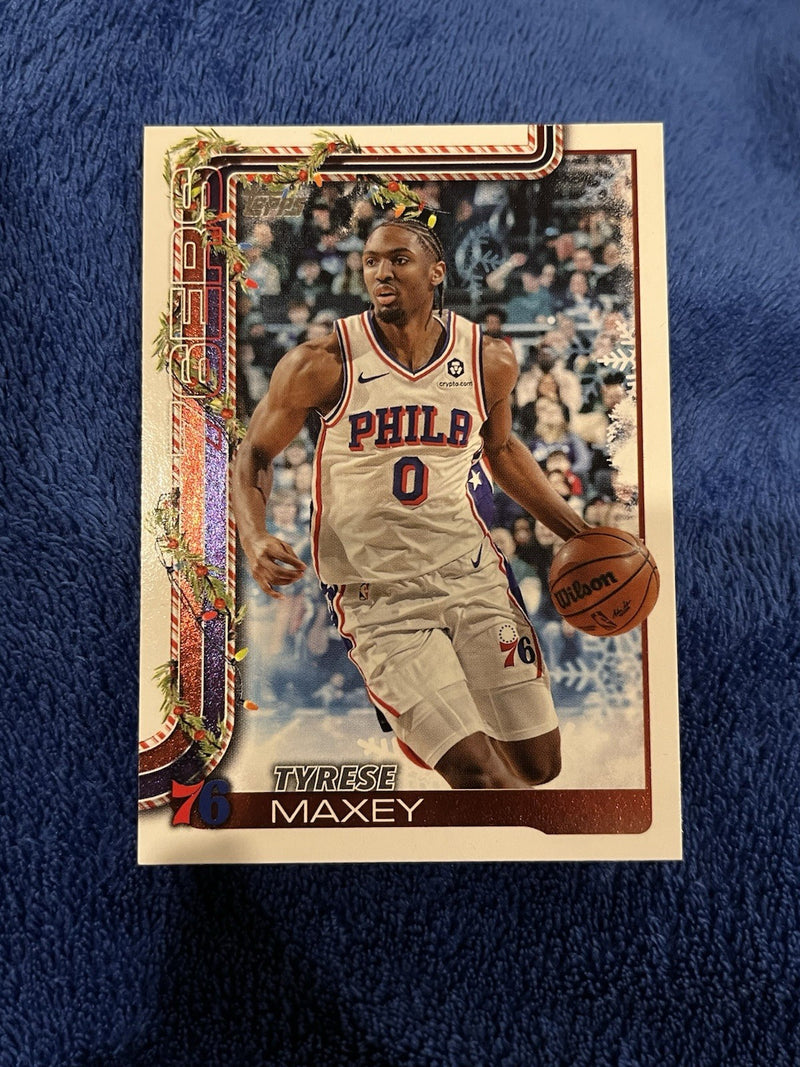 Topps Tyrese Maxey Insert H17 Topps Philadelphia 76ers 2024 25 Basketball0