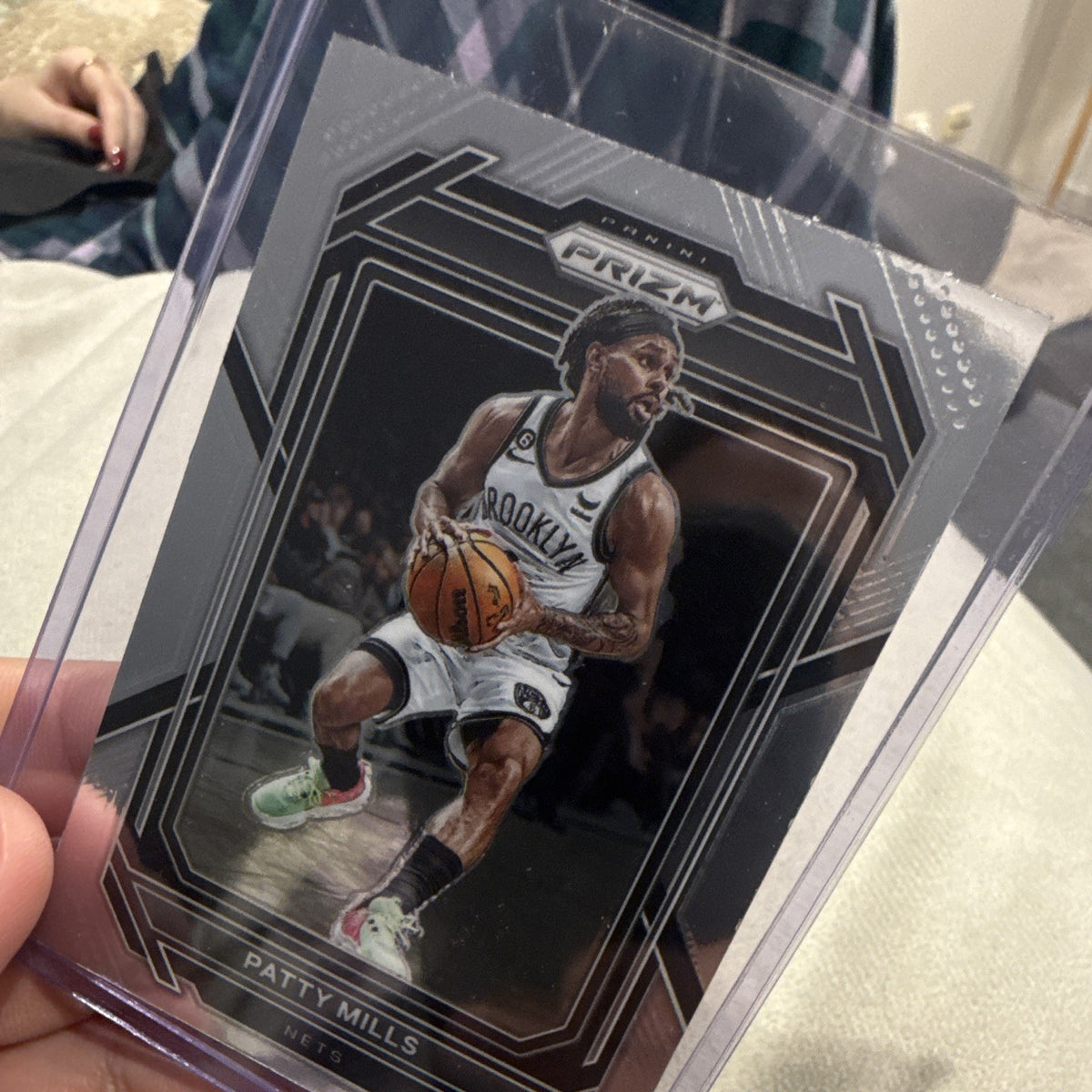 Panini Prizm 2022-23 Basketball Patty Mills Base Set Brooklyn Nets #18 Card2