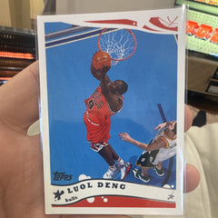 Topps Luol Deng Rookie 2005 #156 Chicago Bulls NBA Basketball Trading Card0