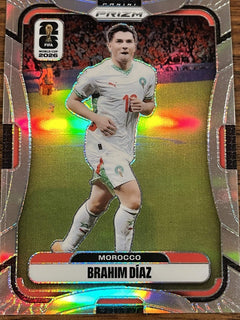 Panini Prizm FIFA World Cup 2026 Brahim Díaz Parallel #305 Morocco Soccer1