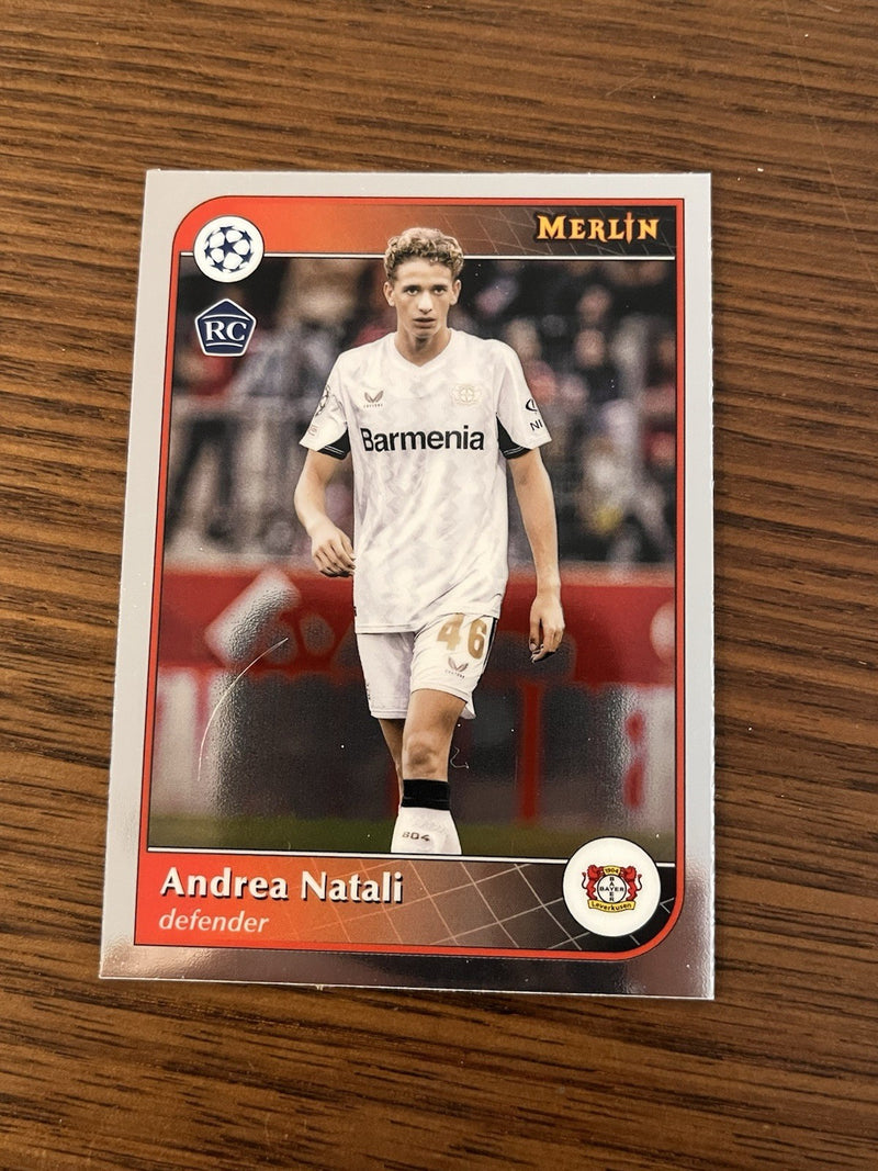 Andrea Natali Rookie Topps Merlin UEFA Champions League 1050