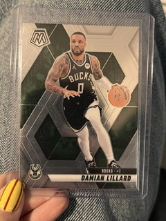 Panini Mosaic Basketball 2024-25 Base Set #155 Damian Lillard Milwaukee Bucks0