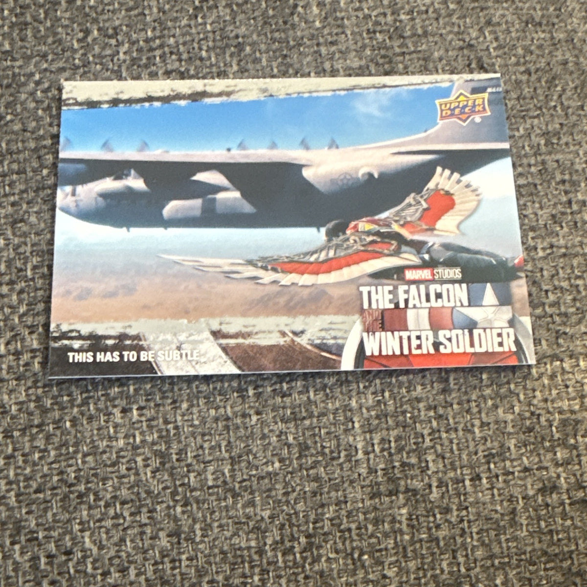 Upper Deck Falcon & Winter Soldier Base Card #3 This Has to Be Subtle0