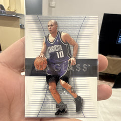 Upper Deck UD Glass 2003 04 Mike Bibby Sacramento Kings #50 Base Set0