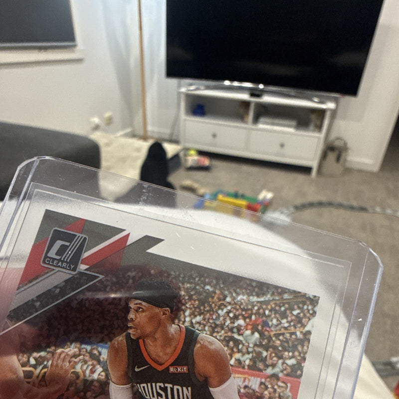 Panini Clearly Donruss 2019 20 Russell Westbrook Houston Rockets #162