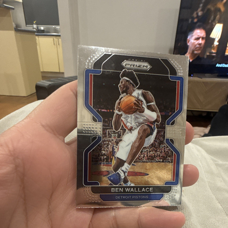 Panini Prizm Ben Wallace Base Set 2021 22 Detroit Pistons #2490