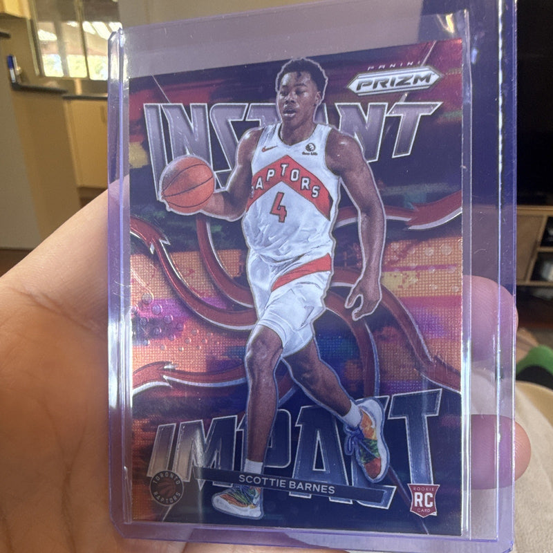 Panini Prizm 2021 22 Instant Impact #16 Scottie Barnes RC Toronto Raptors0