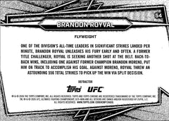 Brandon Royval Base 54 Topps Chrome NM Refractor1