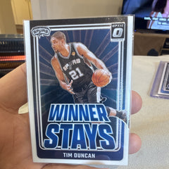Panini Donruss Optic 2024 25 Winner Stays Tim Duncan Spurs 12 Insert0