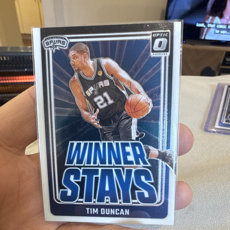Panini Donruss Optic 2024 25 Winner Stays Tim Duncan Spurs 12 Insert0