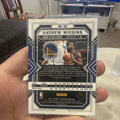 Panini Obsidian Andrew Wiggins Golden State Warriors 2021 22 #50 Parallel1