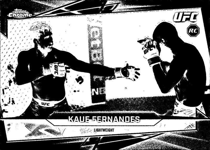Kaue Fernandes Negative Refractor 108 Topps Chrome UFC   Negative Refractor NM0